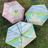 【油画金胶遮阳伞】迷你五折伞防晒防紫外线UPF50+  立体油画伞超轻口袋伞晴雨伞 商品缩略图1