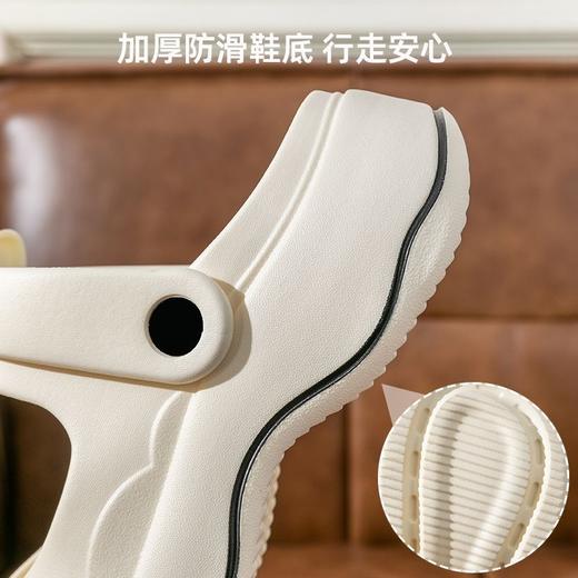 踩屎感包头洞洞鞋女士外穿厚底增高卡通蝴蝶结防滑高跟凉拖鞋女夏 商品图1