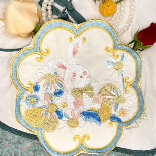 新款原创汉服包包兔年百搭斜挎包中国风兔兔刺绣包包古风小包包 商品图7