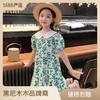 女童碎花连衣裙夏装2022新款洋气女孩大童棉质公主裙薄款儿童裙子 商品缩略图0