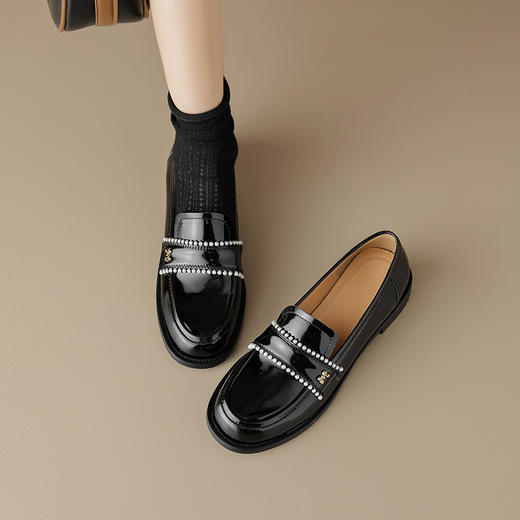 时尚减龄，里外全皮乐福单鞋LGYZ-673 商品图5