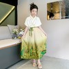 女童马面裙夏装套装2023新款童装儿童汉服超仙半身裙中国风唐装夏 商品缩略图1