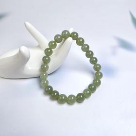 和田玉单圈-青黄口圆珠8