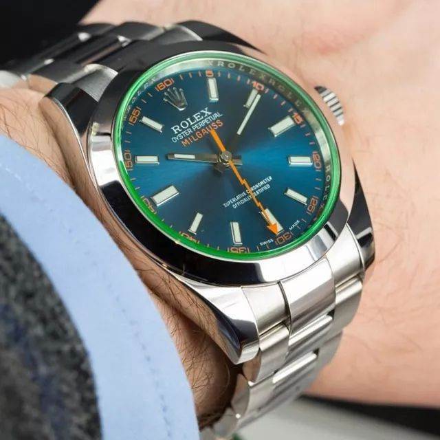 DJ厂劳力士绿玻璃闪电针复刻表会一眼假?