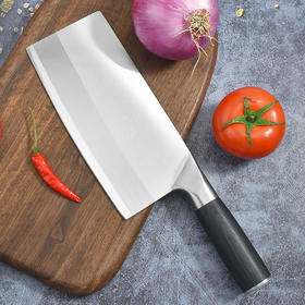 【厨房用具】阳江手工锻打菜刀不锈钢刀具厨师切肉厨房家用切菜网红斩切刀