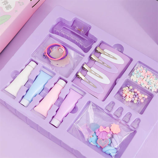 摩克MK-6829小圆子海洋奇缘-DIY奶油胶发饰礼盒 商品图0