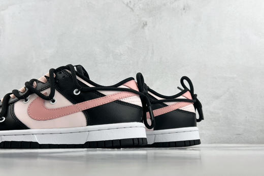 YC纯原 350🉐️
【定制球鞋】 Nike Dunk Low Black 东京树莓 GS 黑粉 商品图7