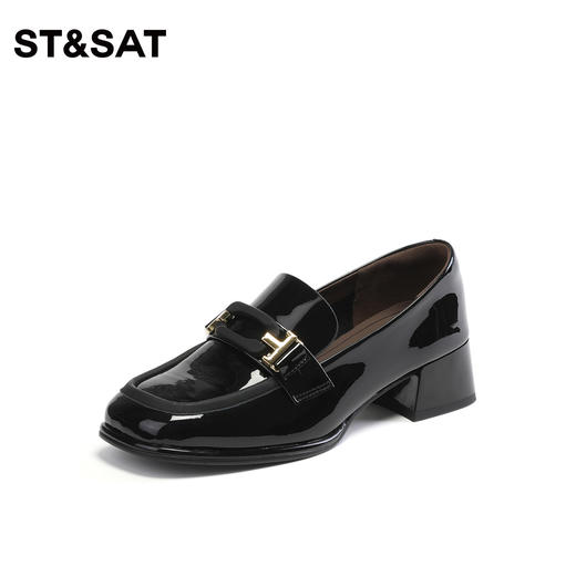 星期六复古金属扣通勤乐福鞋SS33111191 商品图1