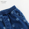 马克珍妮秋装新款 女童趣味波点弹力微喇牛仔裤 儿童裤子231720 商品缩略图3