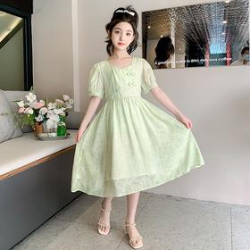 女童夏装连衣裙2023新款洋气网红女孩纱裙童装夏季薄款儿童公主裙