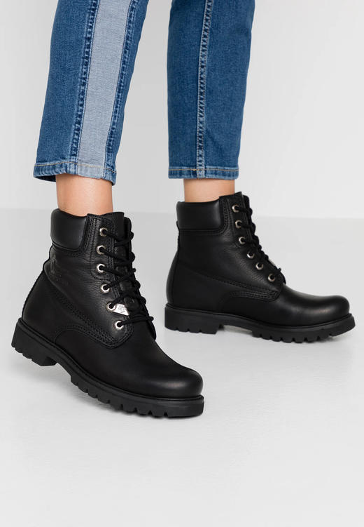 #断码特价36码#西班牙原产女款踝靴四季款黑色P03B78 商品图4