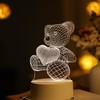 【超治愈！3D小夜灯礼盒】贴心陪伴，漫漫长夜也有属于你的温暖！网红创意氛围灯，卧室睡眠LED灯床头台灯，七夕情人节送礼优选 商品缩略图0