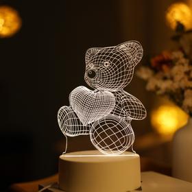 【超治愈！3D小夜灯礼盒】贴心陪伴，漫漫长夜也有属于你的温暖！网红创意氛围灯，卧室睡眠LED灯床头台灯，七夕情人节送礼优选