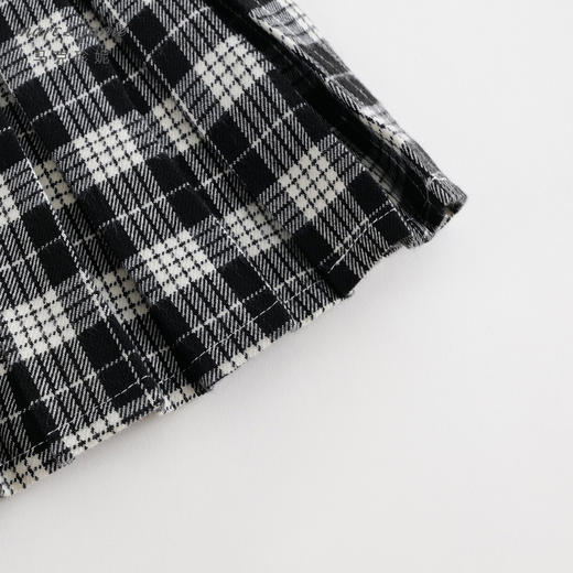 马克珍妮秋装新款 女童学院格子百褶半身裙 儿童短裙231501 商品图4