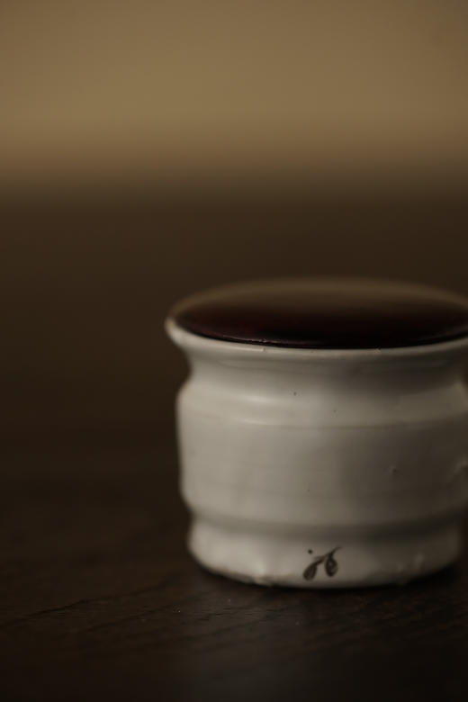 中田雄一39白釉Delft茶入 木盖 商品图1