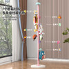 【儿童蘑菇杆挂衣架】落地衣帽架儿童房装饰晾衣架 加粗彩色小户型门后收纳衣服架 商品缩略图0
