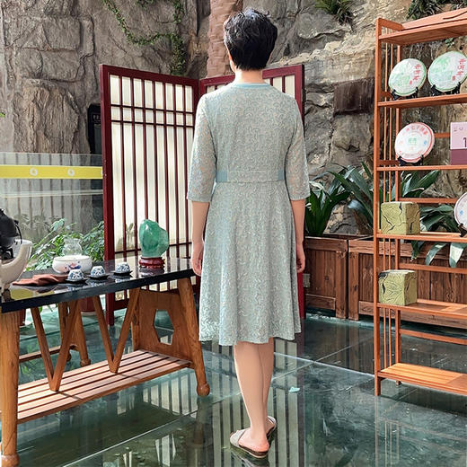 SAINT L’UCK/圣媛女装新款中长蕾丝连衣裙SA220L22 商品图2