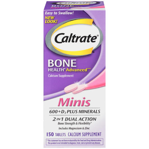 【保税仓】美国 CALTRATE钙尔奇 迷你钙+维生素D3（含矿物质）150粒/盒 紫盒 商品图6