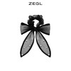 ZEGL黑色网纱蝴蝶结发圈女后脑勺复古2023年新款简约ins气质发饰 商品缩略图0