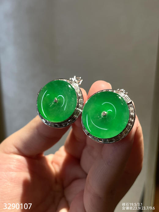 平安扣耳钉【3290107】具体价格微信咨询 商品图1