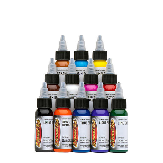 伊特喏纹身色料套装彩色全套正品墨水易上色颜料惊蛰刺青 商品图5