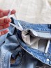 老米优品/bi须夸一夸的汉麻天丝牛仔裤！《宝藏款~~夏日降温拖地牛仔裤》直筒版型巨显高！复古磨白水洗蓝~~YYDS !K230731A 商品缩略图4