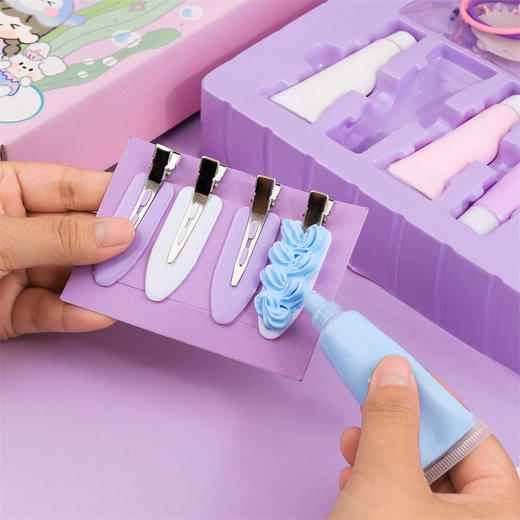 摩克MK-6829小圆子海洋奇缘-DIY奶油胶发饰礼盒 商品图2