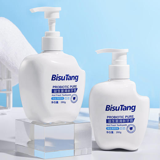 碧素堂益生菌清新牙膏260g/瓶 商品图3