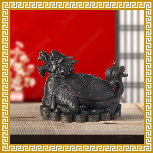 【吉庆堂】麦玲玲正版授权  - 古铜龙龟 大小尺寸可选 商品图3