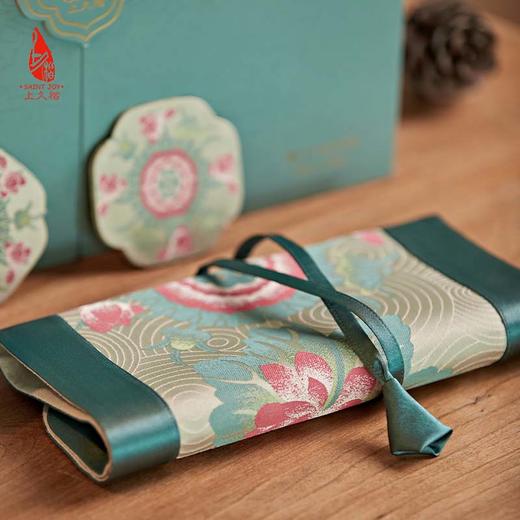 SAINTJOY/上久楷礼盒  江南采莲  宋锦杯垫SPS23C13  宋锦茶席BWS23P0101  宋锦茶具包Css23006 商品图8