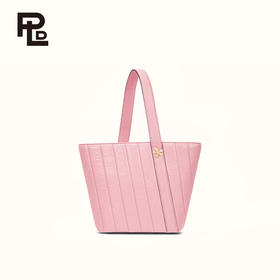 保兰德PLD东方雅奢兰花系列石带桥油蜡皮托特包通勤必备女包