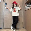 女童夏装套装2023新款洋气时髦运动儿童女大童夏季短袖两件套童装 商品缩略图3