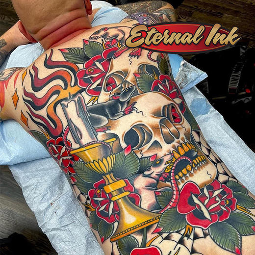 伊特喏纹身色料套装彩色全套正品墨水易上色颜料惊蛰刺青 商品图4