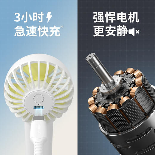 几素迷你手持风扇FA20(2000mAh)【伊藤优选301692】 商品图2
