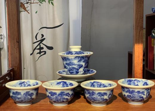 柴窑山水茶具 商品图0