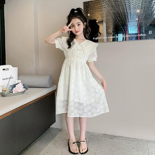女童夏装汉服连衣裙2023新款中国风裙子夏季女孩公主裙儿童旗袍裙 商品图1