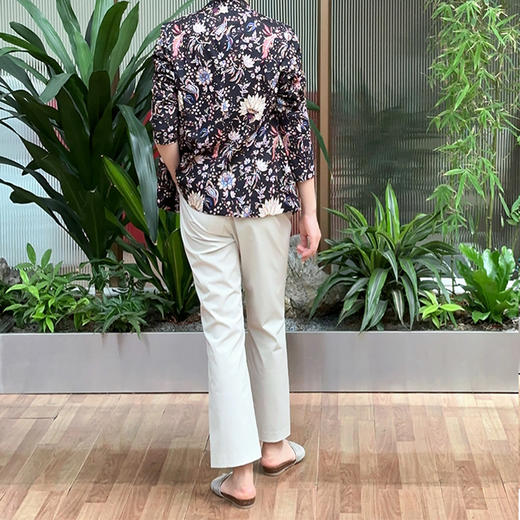 SAINT L’UCK/圣媛女装  休闲弹力喇叭裤SA320C53 商品图2