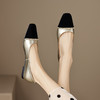 时尚小香风，平底拼色单鞋OFSM-XY6783 商品缩略图0