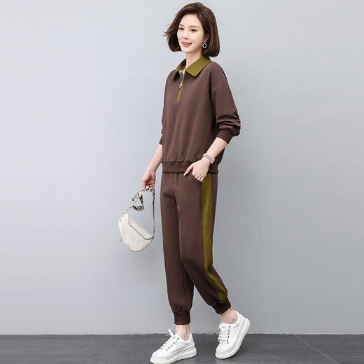 HR WY130729气质时尚潮流休闲运动款两件套裤 商品图0