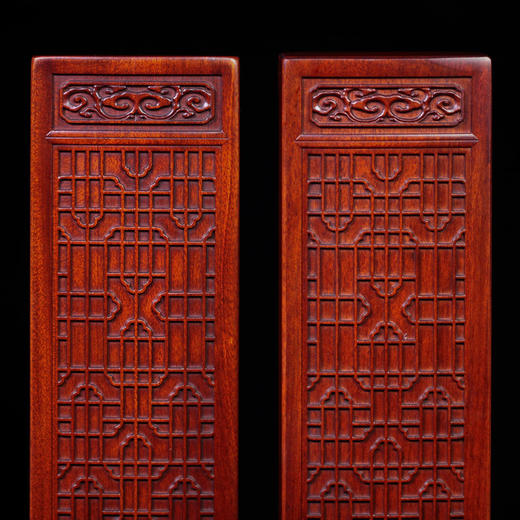 和谐格子门°酸枝镇纸 商品图2