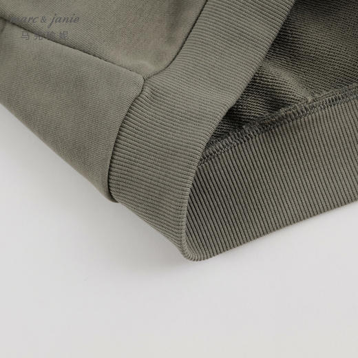 【户外风】马克珍妮秋装新款男童超舒棉翻领卫衣外套231251 商品图4