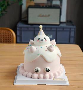 立体小熊猫蛋糕C款