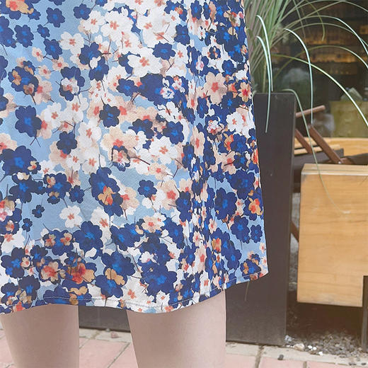 圣三利女装新春夏季中长款花色连衣裙SL2017115 商品图3