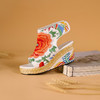 笑春风绣花高跟凉鞋 | 前跟高3cm 后跟高9cm |现货加急发 商品缩略图2