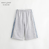 马克珍妮秋装新款 女童超舒棉学院风撞色织带直筒运动卫裤231506 商品缩略图1
