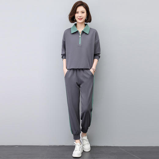 HR WY130729气质时尚潮流休闲运动款两件套裤 商品图3