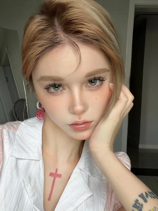 Woolilens旗下 | 失魂无人区&泡沫&彩彩世界 | 白狮参考着色大直径   日抛  一盒十片装 商品图9