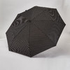 8骨 自动三折伞 条纹58㎝黑色 商品缩略图0