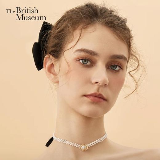 大英博物馆安卡系列 手工编织珍珠项链颈链两用款蝴蝶结发夹发饰礼盒 商品图0