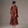 TANGY Collection天意高端2023秋季新品商场同款染秋系列女士桑蚕丝连衣裙 商品缩略图2